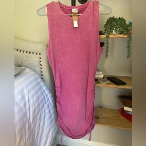 Victoria Secret Pink dress scrunchy sides size L NWT